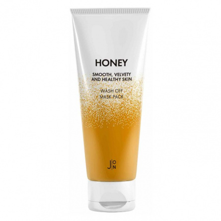 Маска для лица смываемая медовая, 50 гр | J:ON Honey Smooth Velvety and Healthy Skin Wash Off Mask Pack фото 1