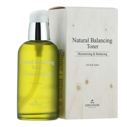 Тонер балансирующий с алое и зеленым чаем, 130 мл | The Skin House Natural Balancing Toner фото 1