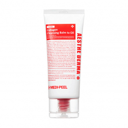 Очищающий бальзам с коллагеном и пробиотиками, 100 мл | Medi-Peel Red Lacto Collagen Cleansing Balm to Oil фото 1