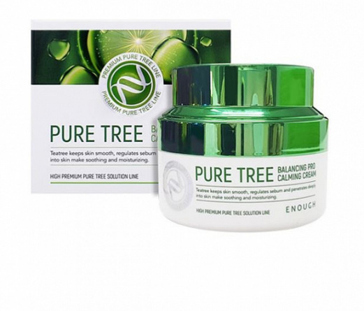Крем для лица с экстрактом чайного дерева, 50 мл | ENOUGH Pure Tree Balancing Pro Calming Cream фото 1