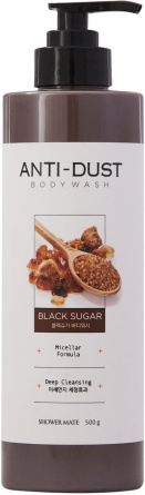 Гель для душа Шауэр Мэйт Глубокое очищение, 500мл | Kerasys Shower Mate Anti-Dust Bodywash Black Sugar фото 1