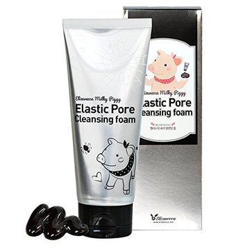 Пенка-маска для умывания ЧЕРНАЯ, 120 мл | Elizavecca Milky Piggy Elastic Pore Cleansing Foam фото 1