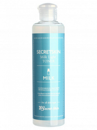 Тонер для лица с молочными протеинами, 250 мл | Secret Skin Milk Light Toner фото 1