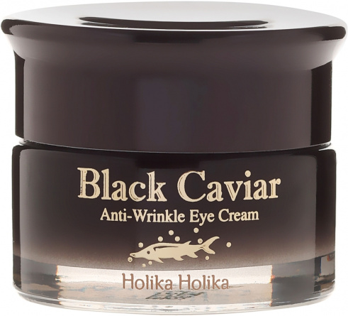 Питательный лифтинг крем с черной икрой для глаз, 30 мл | Holika Holika Black Caviar Anti-Wrinkle Eye Cream фото 1