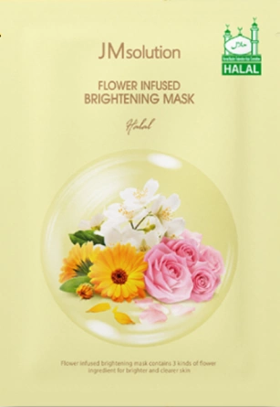 Осветляющая тканевая маска, 30 мл | JMsolution Flower Infused Brightening Mask фото 1