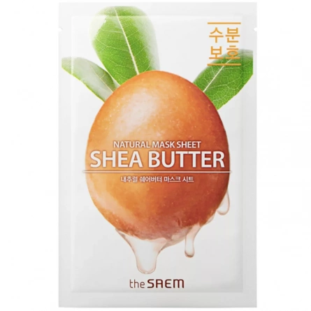 Маска тканевая с экстрактом масла ши, 21 мл | THE SAEM Natural Shea Butter Mask Sheet фото 2