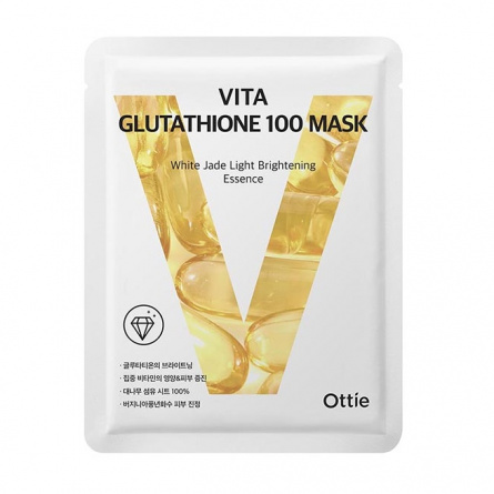 Тканевая маска витамин, 23 гр | Ottie Vita Glutathione 100 Mask фото 1