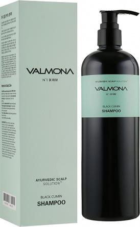 Шампунь для волос АЮРВЕДА, 480 мл | VALMONA Ayurvedic Scalp Solution Black Cumin Shampoo фото 1