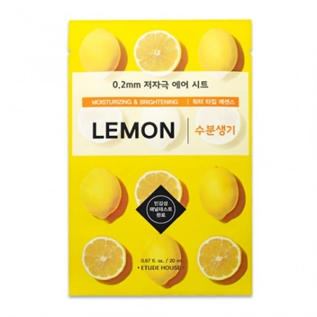 Тканевая маска с экстрактом лимона, 20 мл | ETUDE HOUSE Therapy Air Mask Lemon фото 1