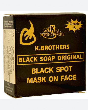 Мыло для лица с экстрактами трав, 50 г | K.BROTHERS U.S.A. Black Soap Original фото 1