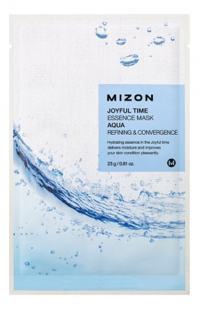 Тканевая маска для лица с морской водой, 25 мл | MIZON Joyful Time Essence Mask Aqua фото 1