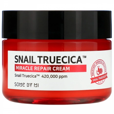 Крем восстанавливающий с муцином чёрной улитки, 50 мл | SOME BY MI Snail Truecica Miracle Repair Cream фото 1