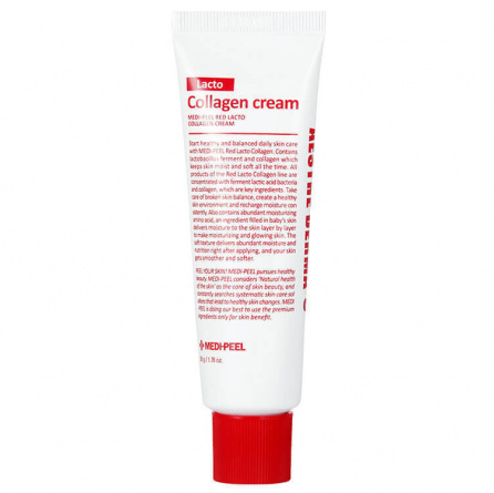 Крем с коллагеном и лактобактериями, 50 мл | Medi-Peel Red Lacto Collagen Cream фото 1