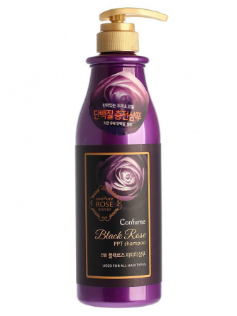 Шампунь для волос с черной розой, 750 гр | WELCOS Confume Black Rose PPT Shampoo фото 1