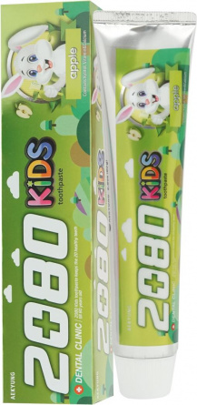 Зубная паста для детей с ароматом яблока, 80 гр | Dental Clinic 2080 Kids Apple Toothpaste фото 1