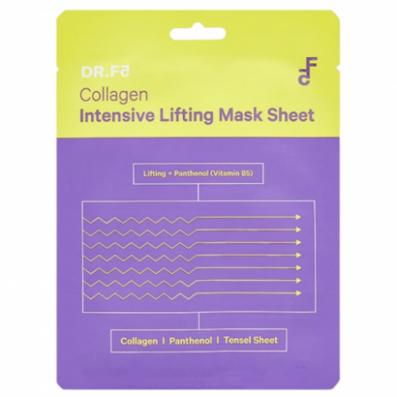 Тканевая маска лифтинг двойного действия коллаген, 23 гр | DR.F5 Collagen Intensive Lifting Mask Sheet фото 1