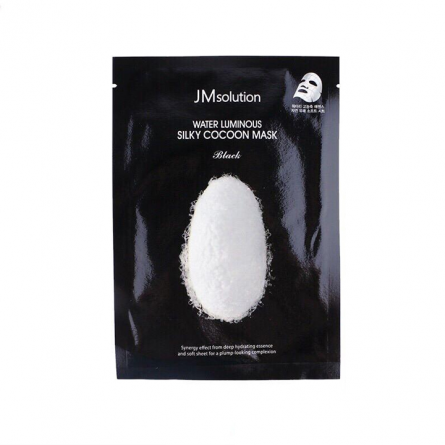 Маска для упругости с протеинами шелка, 35 мл | JMsolution Water Luminous Silky Cocoon Mask Black фото 1