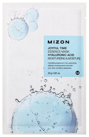 Тканевая маска для лица с гиалуроновой кислотой, 25 мл | MIZON Joyful Time Essence Mask Hyaluronic Acid фото 1