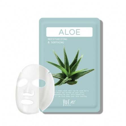 Маска для лица с экстрактом алоэ, 25 гр | Yu.R ME Aloe Sheet Mask фото 1