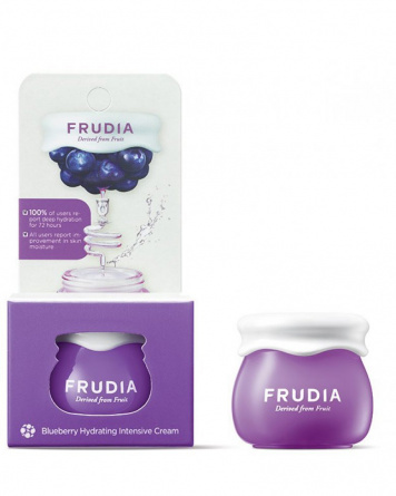 Интенсивно увлажняющий крем для лица с экстрактом черники, 10 мл | Frudia Blueberry Intensive Hydrating Cream фото 1