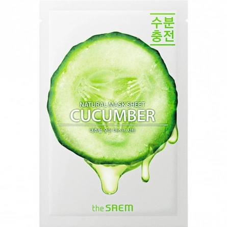 Маска тканевая с экстрактом огурца, 21 мл | THE SAEM Natural Cucumber Mask Sheet фото 2