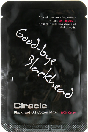 Маска для удаления черных точек, 5 мл | CIRACLE Blackhead Off Cotton Mask фото 1