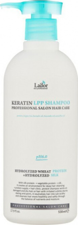 Шампунь для волос кератиновый, 530 мл | LADOR Keratin LPP Shampoo фото 1