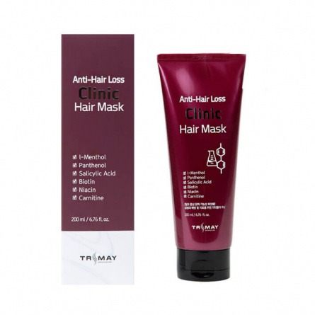 Маска против выпадения волос, 200 мл | TRIMAY Anti-Hair Loss Сlinic Hair Mask фото 1