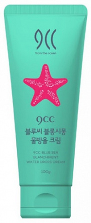 Крем для увлажнения с экстрактом морской звезды, 100 мл | 9СС Blue Sea Blanchiment Water Drops Cream фото 1
