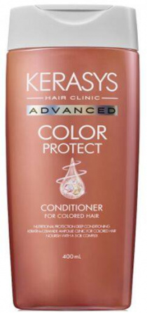 Кондиционер с церамидными и кератиновыми ампулами для окрашенных волос, 400 мл | Kerasys Advanced Color Protect Conditioner фото 1