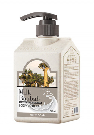 Лосьон для тела, 500 мл | MilkBaobab Original Body Lotion White Soap фото 1