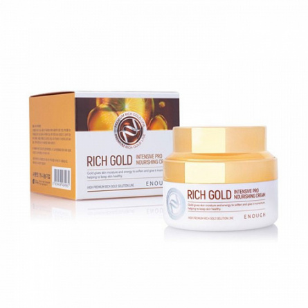 Крем для лица питательный, 50 мл | ENOUGH Rich Gold Intensive Pro Nourishing Cream фото 1
