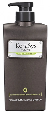 Шампунь для лечения кожи головы для мужчин, 550 мл | Kerasys Homme Scalp Care Shampoo фото 1
