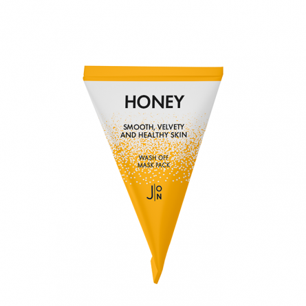 Маска для лица смываемая медовая, 1шт*5гр | J:ON Honey Smooth Velvety and Healthy Skin Wash Off Mask Pack фото 1