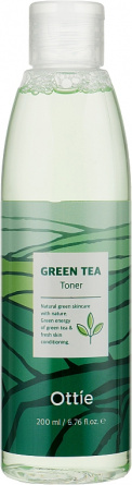 Тонер с зеленым чаем, 200 мл | Ottie Green Tea Toner фото 1
