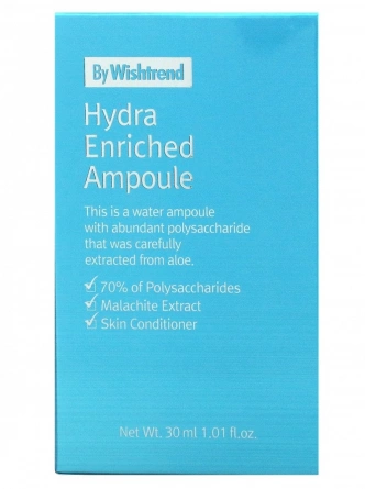Сыворотка для интенсивного увлажнения кожи, 30 мл | BY WISHTREND Hydra Enriched Ampoule фото 2