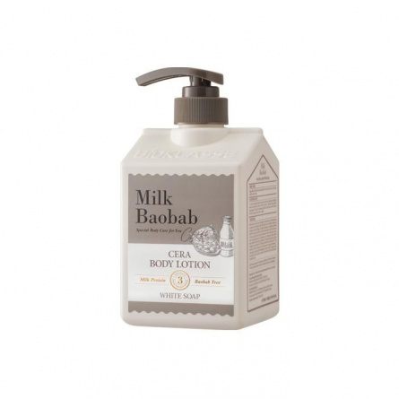 Лосьон для тела, 600 мл | MilkBaobab Cera Body Lotion White Soap фото 1