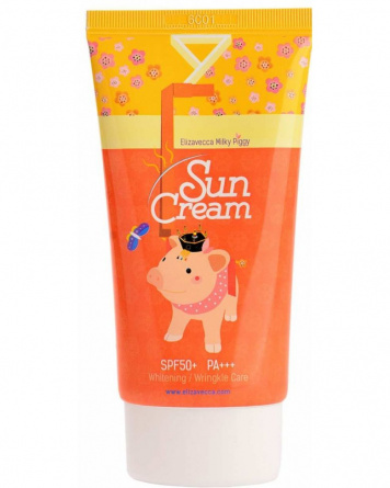 Солнцезащитный крем, 50 мл | Elizavecca Milky Piggy Sun Cream фото 1
