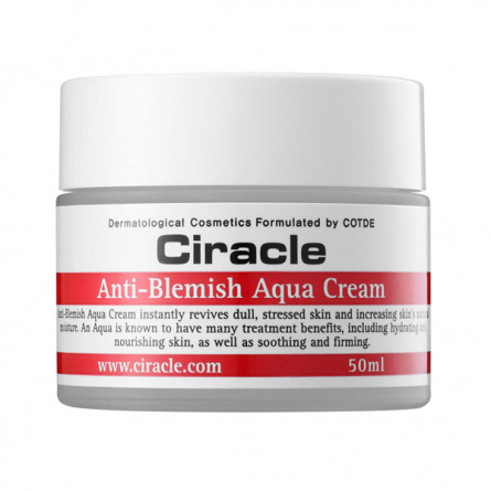 Крем для лица увлажняющий, 50 мл | CIRACLE Anti Blemish Aqua Cream  фото 1