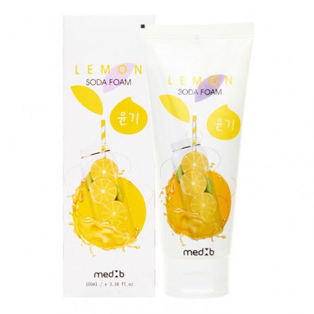 Пенка для умывания с экстрактом лимона и содой, 100 мл | MED:B Lemon Soda Foam фото 1