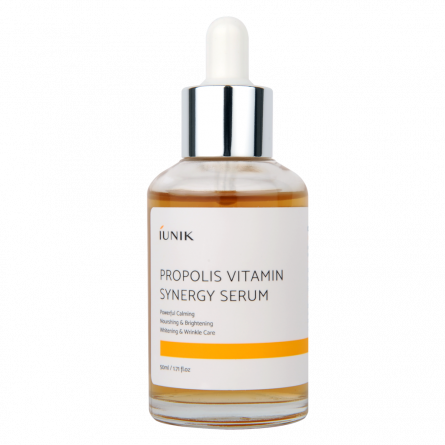 Сыворотка витаминная с прополисом, 50 мл | IUNIK Propolis Vitamin Synergy Serum фото 1