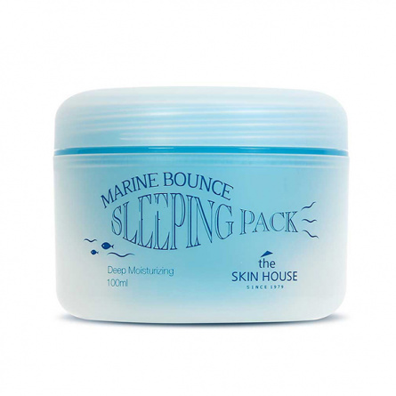 Ночная маска с морским коллагеном, 100 мл | The Skin House Marine Bounce Sleeping Pack фото 1