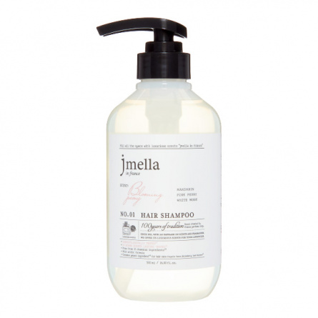 Шампунь с ароматом мандарина, розового пиона и белого мускуса, 500 мл | JMELLA in France Blooming Peony Hair Shampoo фото 1
