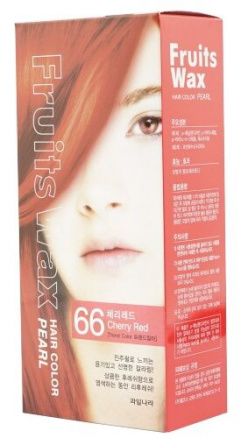 Краска для волос на фруктовой основе, 60мл+60гр | WELCOS Fruits Wax Pearl Hair Color #66 фото 1