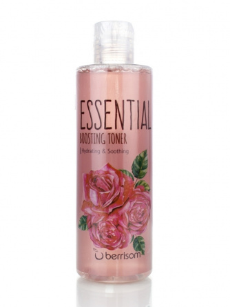 Тонер для лица роза, 265 мл | BERRISOM Essential Boosting Toner - Rose фото 1