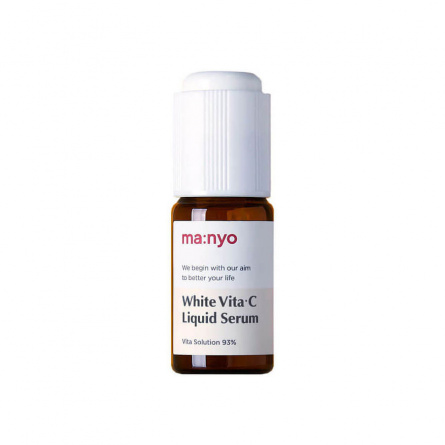 Мягкая сыворотка с витамином С в концетрации 10%, 10 мл | Manyo Factory White Vita-C Liquid  Serum фото 1