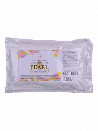 Маска альгинатная экстрактом жемчуга увлажняющая, осветляющая (пакет), 240 гр | ANSKIN Pearl Modeling Mask Refill фото 1