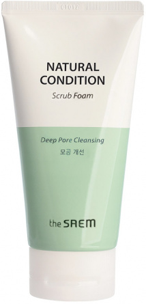 Пенка-скраб для лица, 150 мл | THE SAEM Natural Condition Scrub Foam Deep Pore Cleansing фото 1