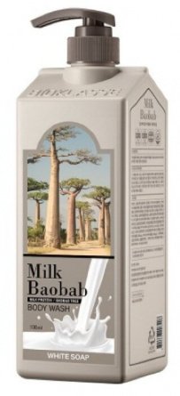 Гель для душа, 500 мл | MilkBaobab Perfume Body Wash White Soap фото 1