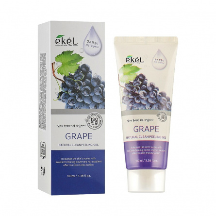 Пилинг-гель с экстрактом винограда, 100 мл | Ekel Natural Clean Peeling Gel Grape фото 1